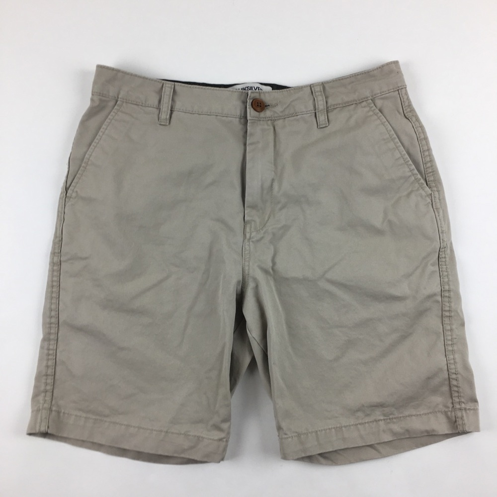 Quiksilver Shorts Men's Size 31 Khaki Tan Brown 10" Inseam. Great Condition!.